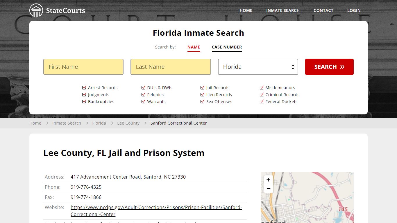 Lee County, FL Jail and Prison System - State Courts